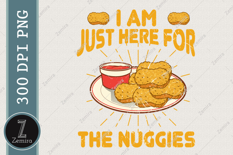 here-for-the-nuggies-fried-chicken-png