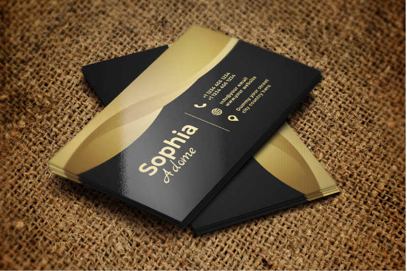 creative-golden-black-business-card