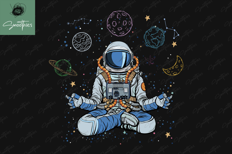 lotus-meditating-astronaut-yoga-universe