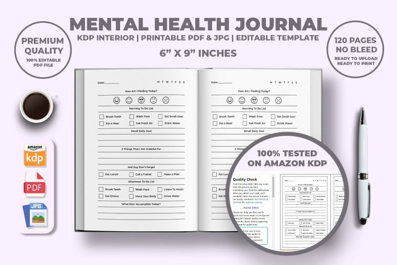 mental-health-journal-kdp-interior