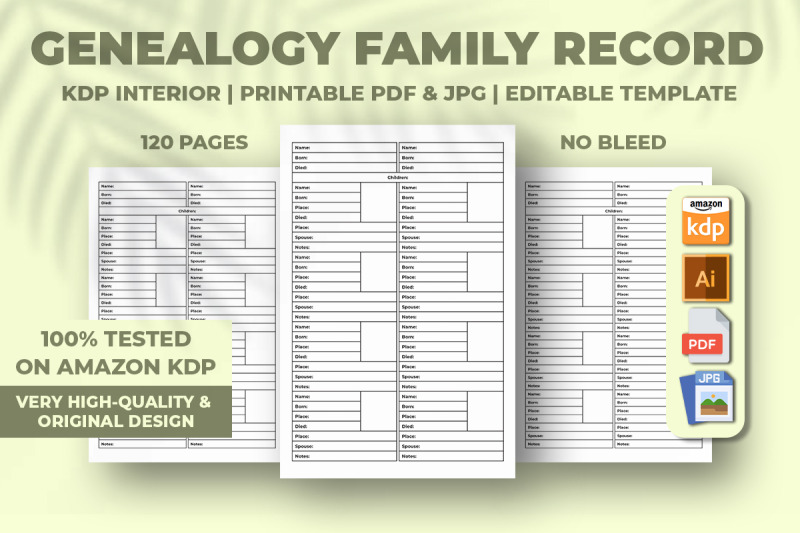 genealogy-family-record-kdp-interior