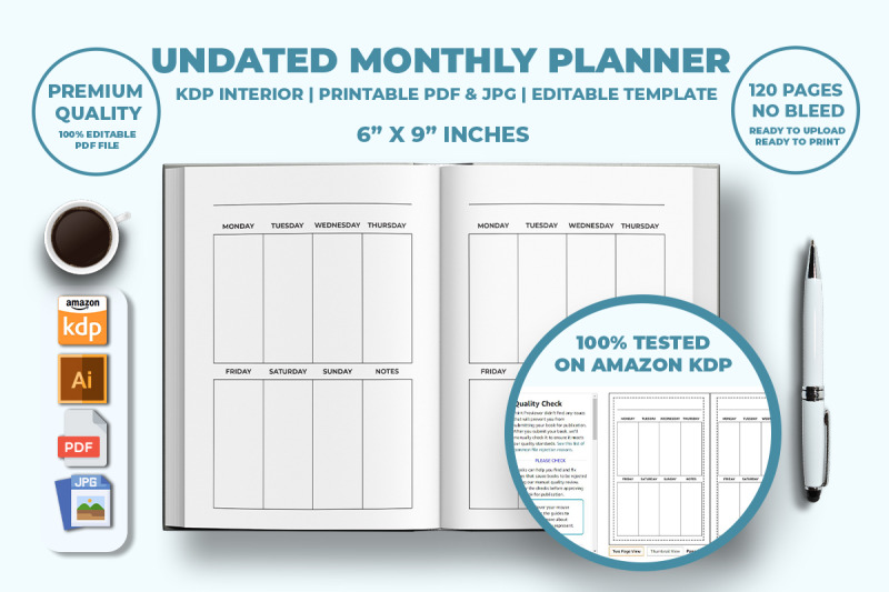 undated-monthly-planner-kdp-interior