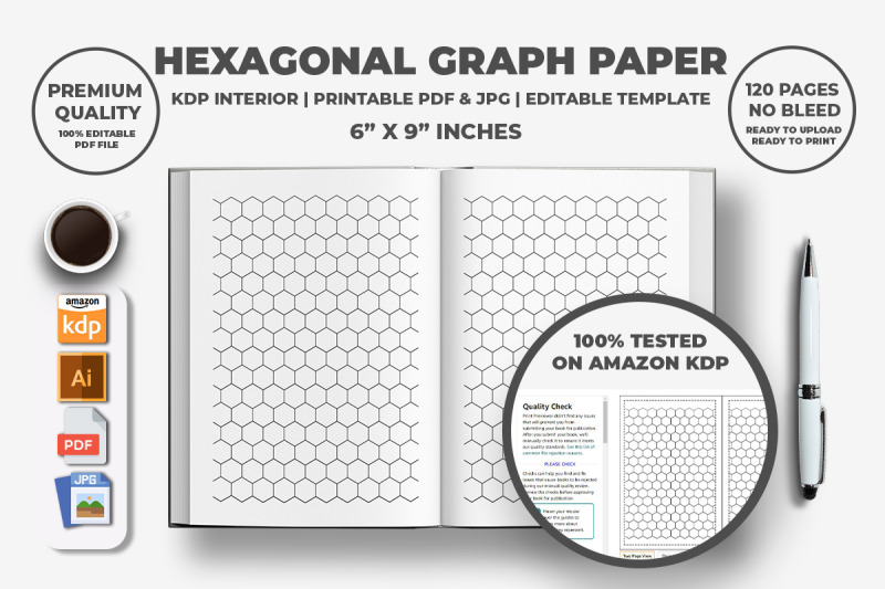 hexagonal-graph-paper-kdp-interior