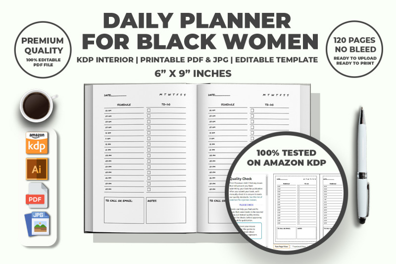 daily-planner-for-black-women-kdp-interior