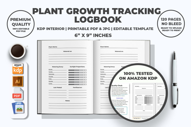 plant-growth-tracking-logbook-kdp-interior