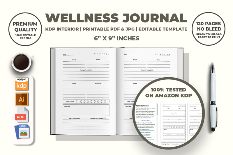 wellness-journal-kdp-interior