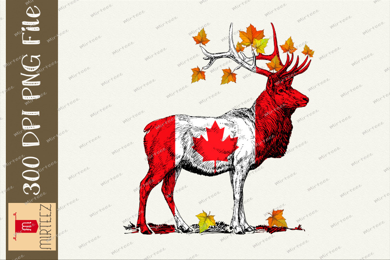 maple-leaf-moose-canadian-flag-canada