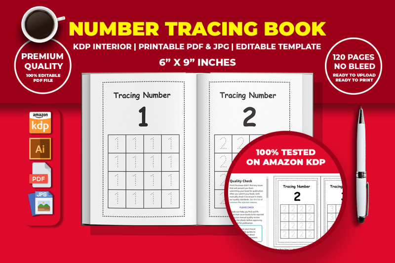 number-tracing-book-kdp-interior