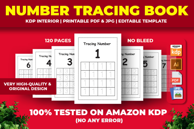 number-tracing-book-kdp-interior