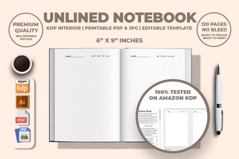 unlined-notebook-kdp-interior