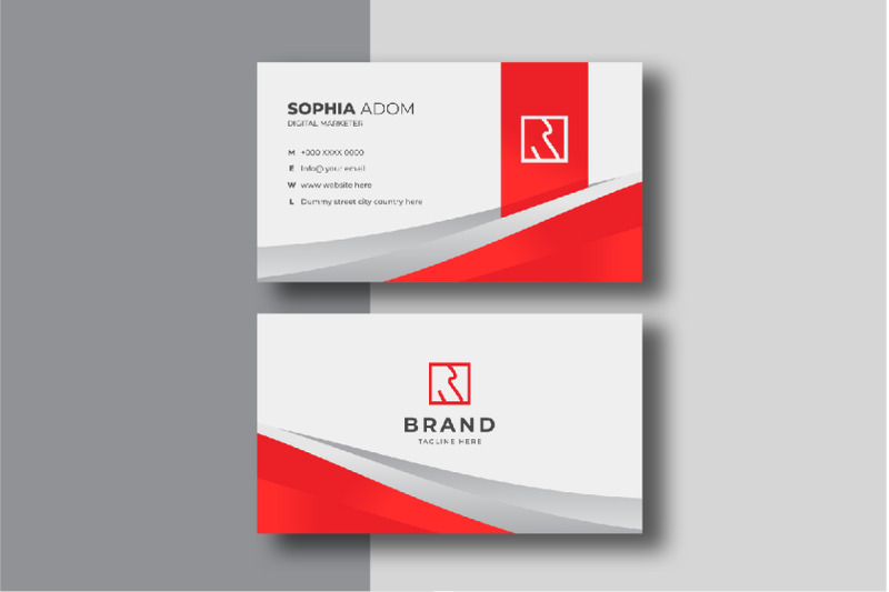 creative-3d-style-red-and-silver-business-card