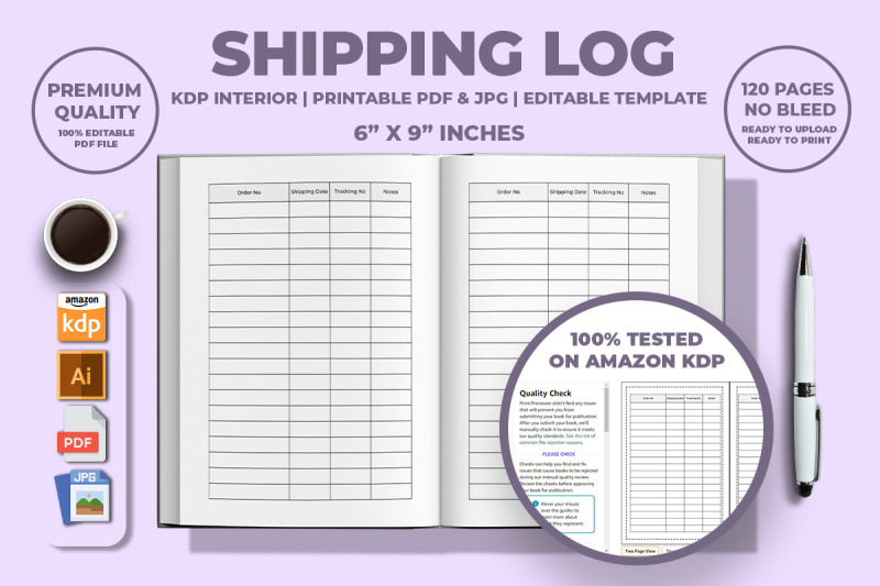 shipping-log-kdp-interior