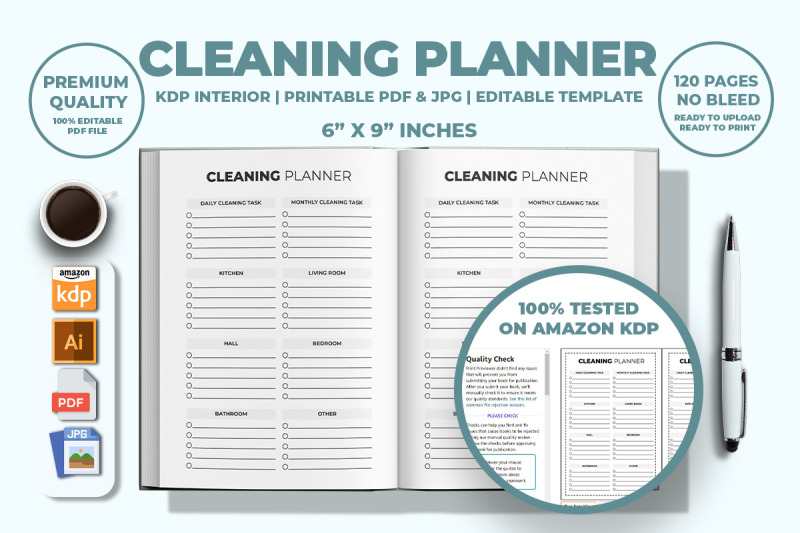 cleaning-planner-kdp-interior