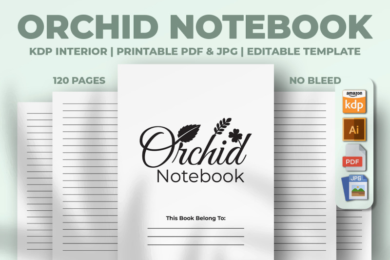 orchid-notebook-kdp-interior