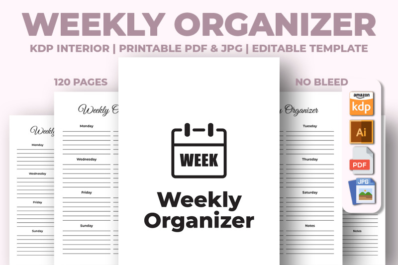 weekly-organizer-kdp-interior