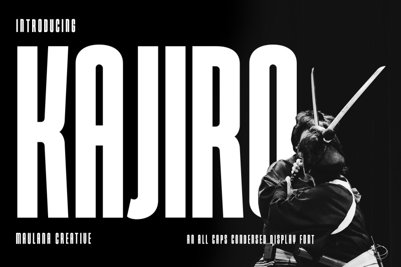 kajiro-sans-condensed-display-font