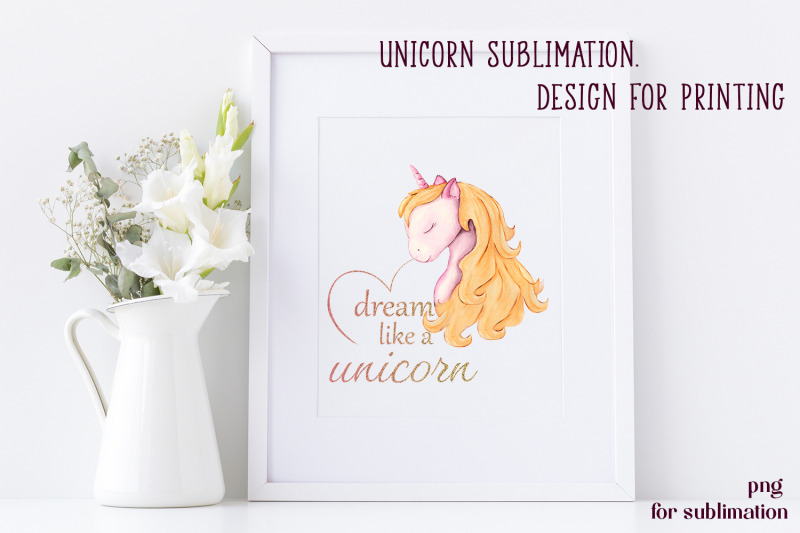 unicorn-sublimation-watercolor-clipart