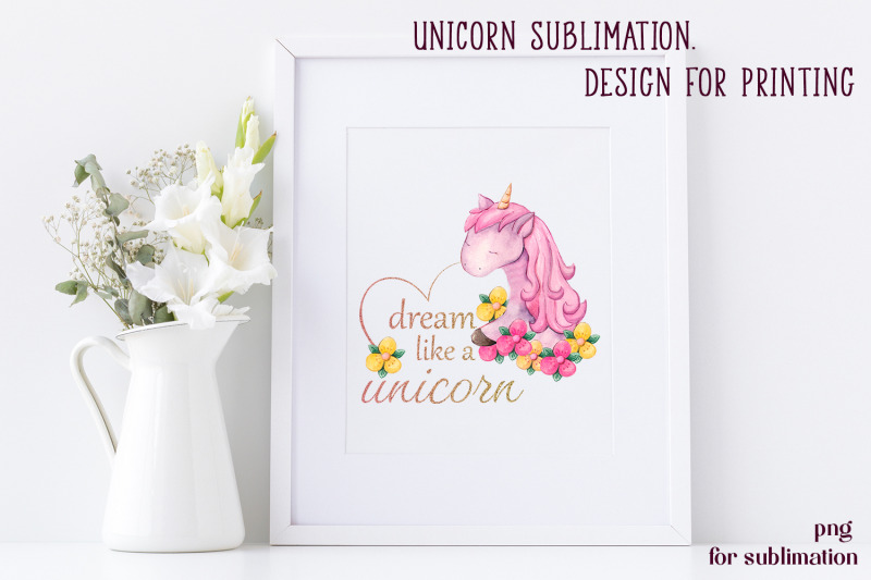 unicorn-sublimation-watercolor-clipart