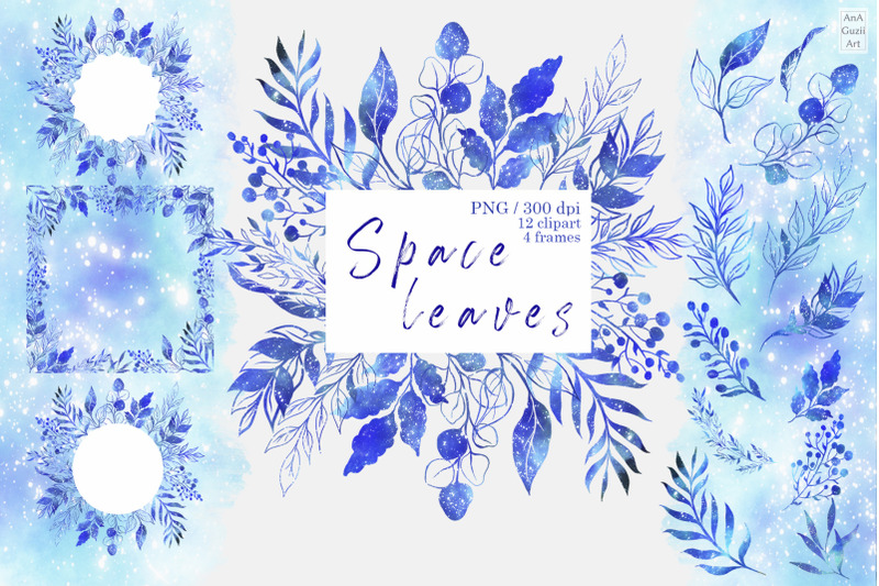 galaxy-space-leaves-clipart