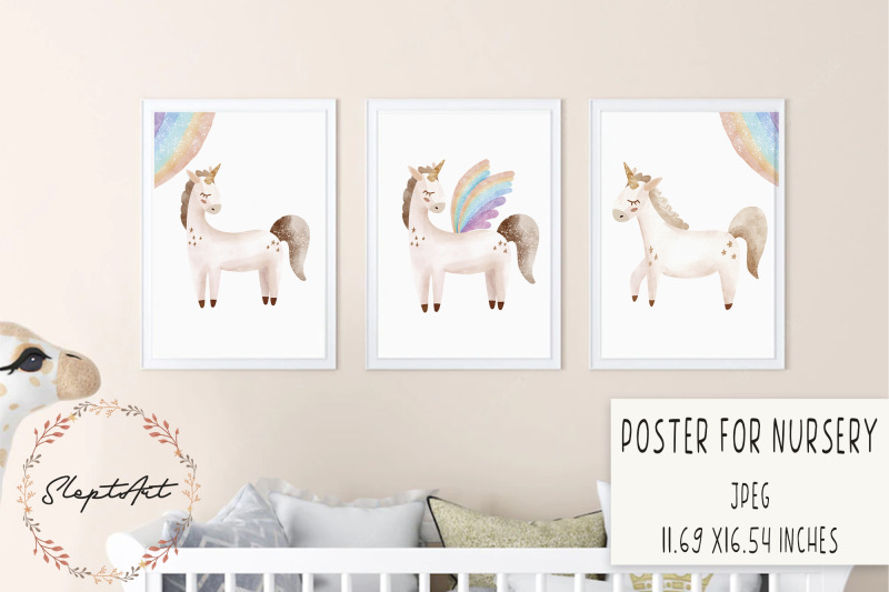 watercolor-unicorn-poster-set-jpeg