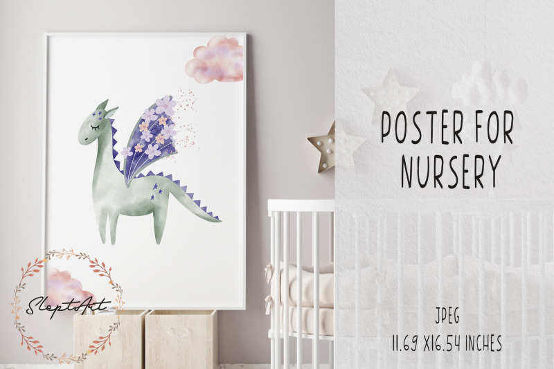 watercolor-fairy-dragon-poster-for-nursery-jpeg