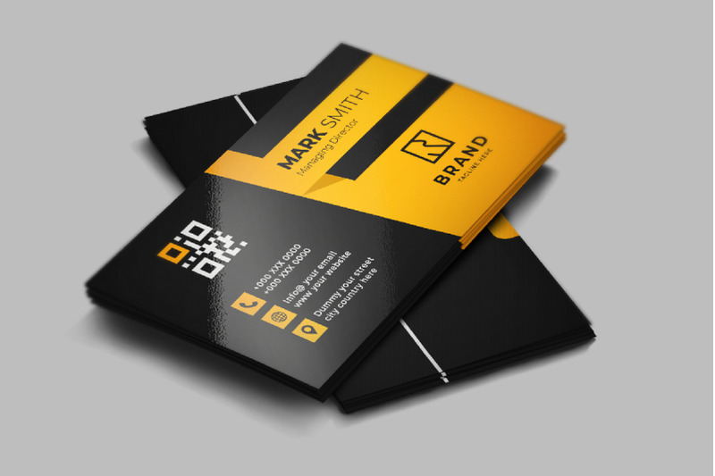 elegant-black-and-yellow-business-card