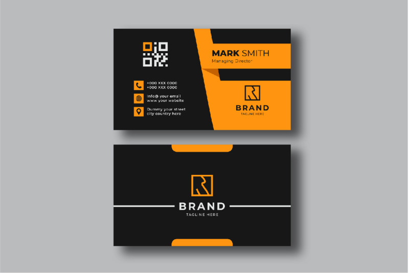 elegant-black-and-yellow-business-card