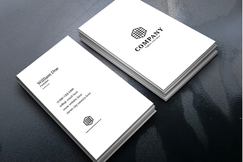 minimal-corporate-vertical-business-card