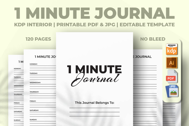 1-minute-journal-kdp-interior