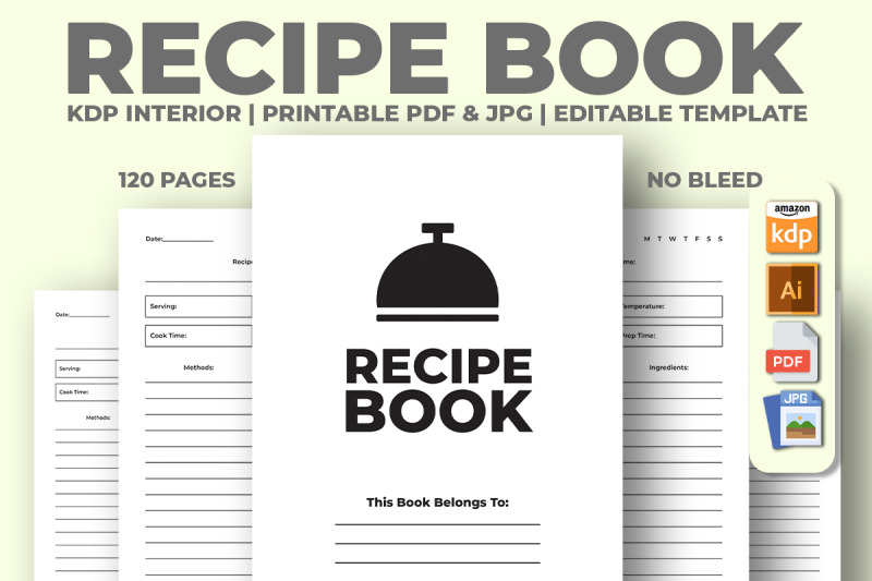 recipe-book-kdp-interior