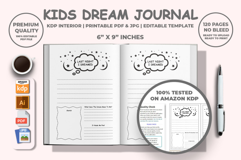 kids-dream-journal-kdp-interior