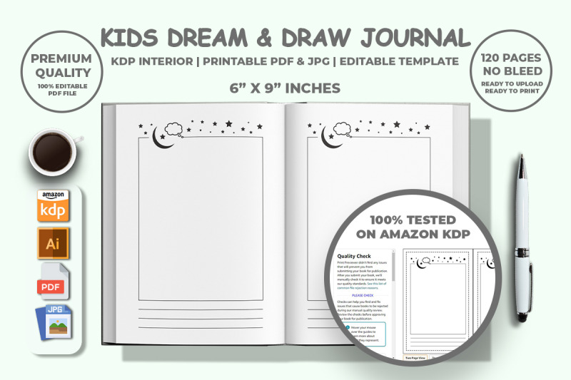 kids-dream-and-draw-journal-kdp-interior