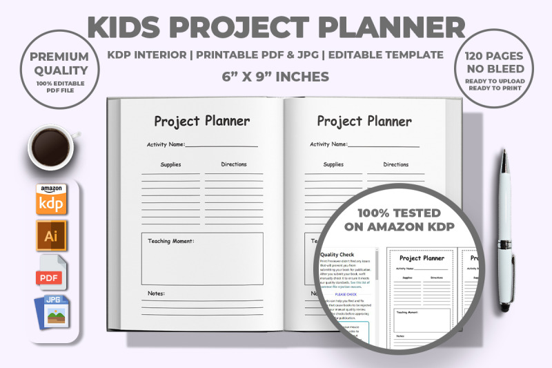 kids-project-planner-kdp-interior