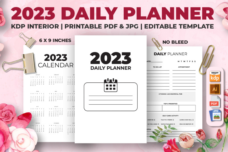 2023-daily-planner-kdp-interior