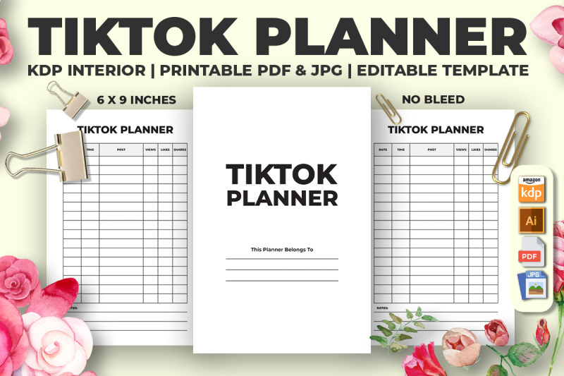 tiktok-planner-kdp-interior