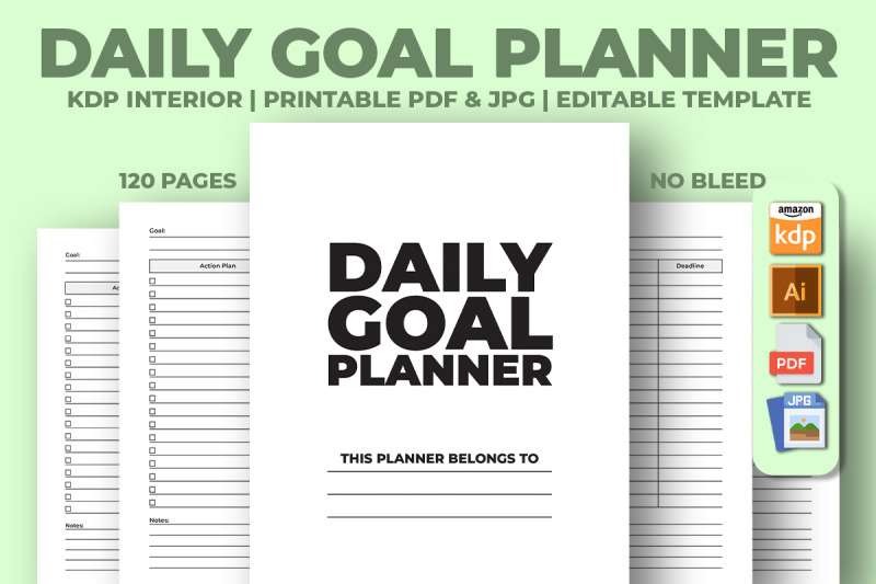 daily-goal-planner-kdp-interior