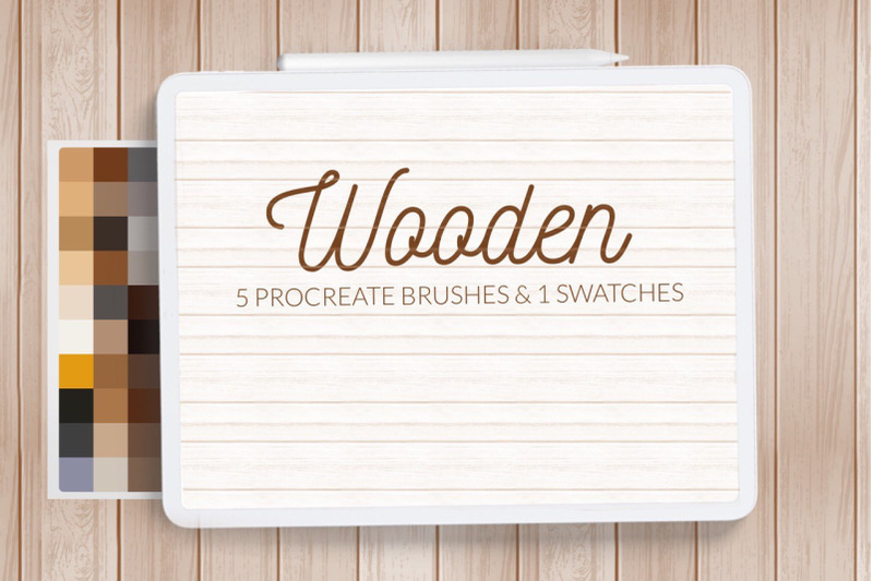 wooden-background-procreate-brushes