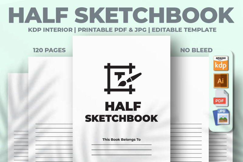 half-sketchbook-kdp-interior