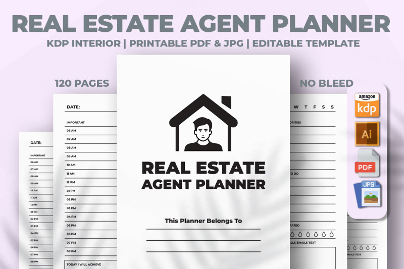 real-estate-agent-planner-kdp-interior