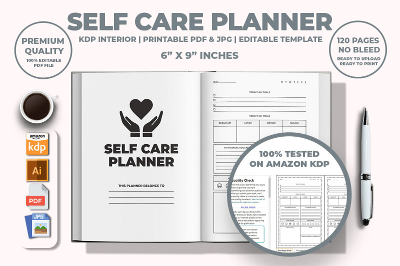 self-care-planner-kdp-interior