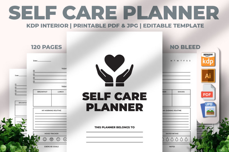 self-care-planner-kdp-interior