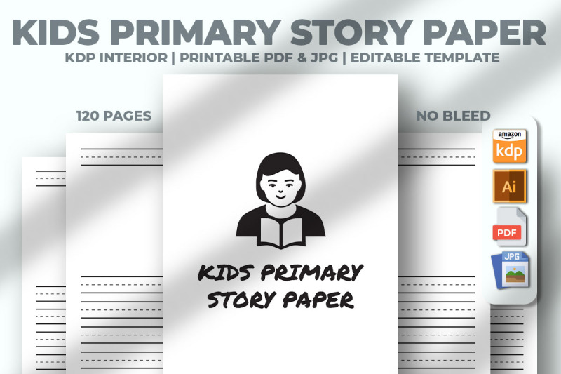 kids-primary-story-paper-kdp-interior