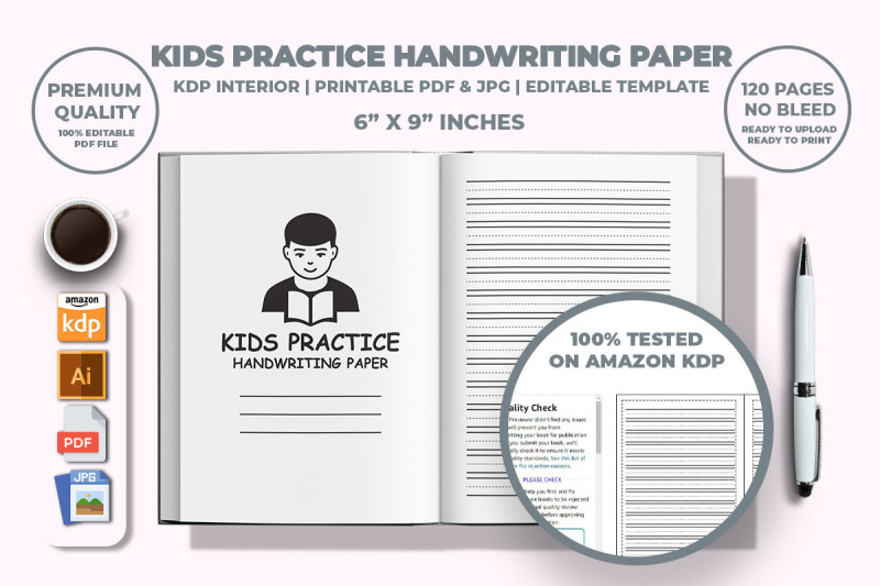 kids-practice-handwriting-paper-kdp-interior