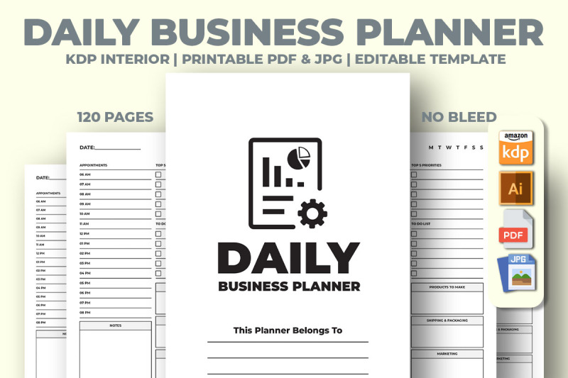 daily-business-planner-kdp-interior