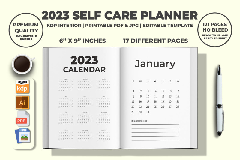 self-care-planner-2023-kdp-interior