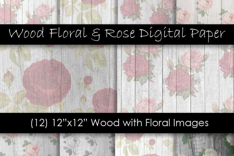 floral-patterns-rose-wood-backgrounds