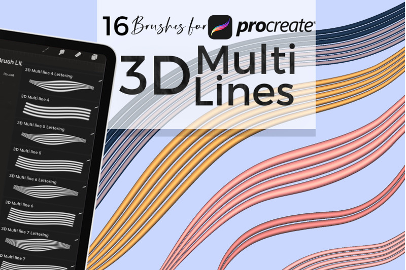 3d-multi-lines-brushes-for-procreate