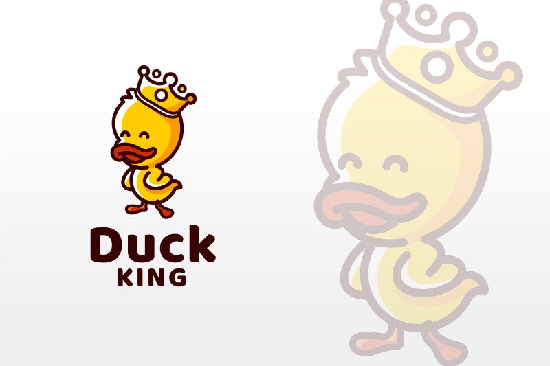 duck-king-logo-template