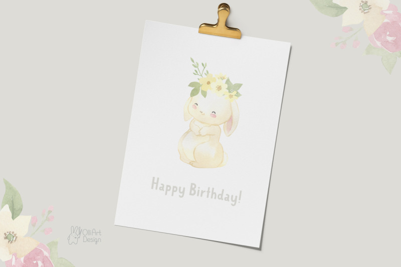 bunny-clipart-watercolor-woodland-nursery-png