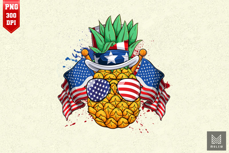 pineapple-4th-of-july-hawaii-american